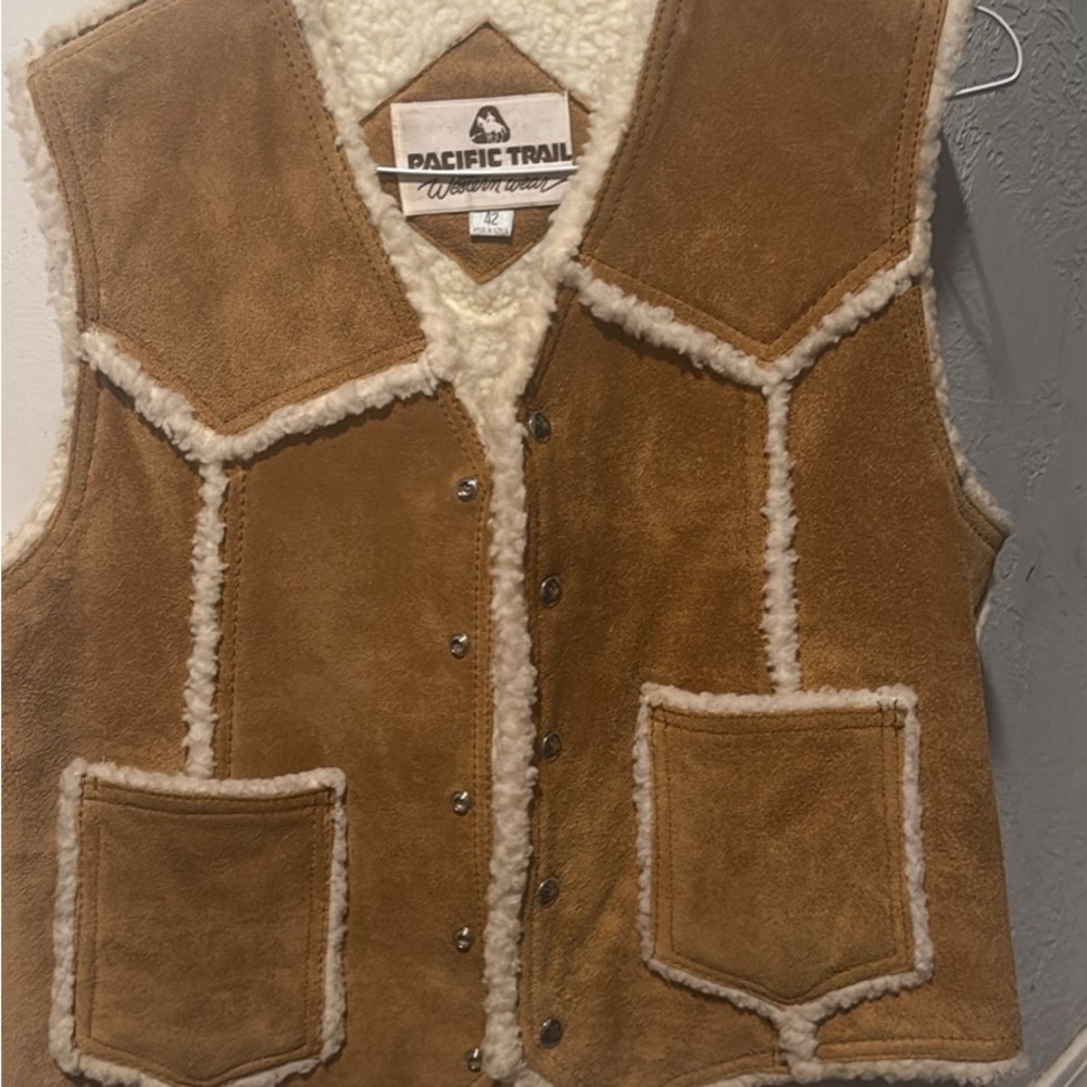 Pacific Trail Brown Shearling Vest